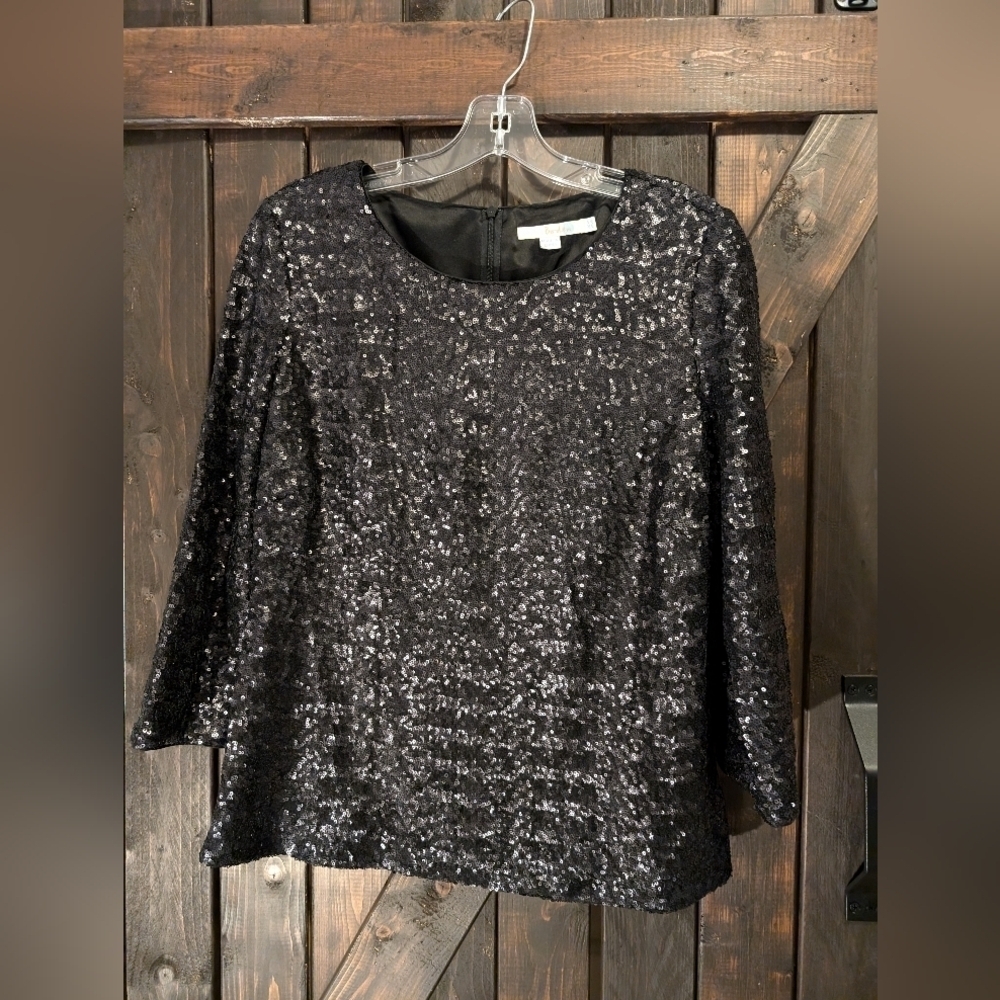 Holiday sparkle, Boden size 8, sequin top.